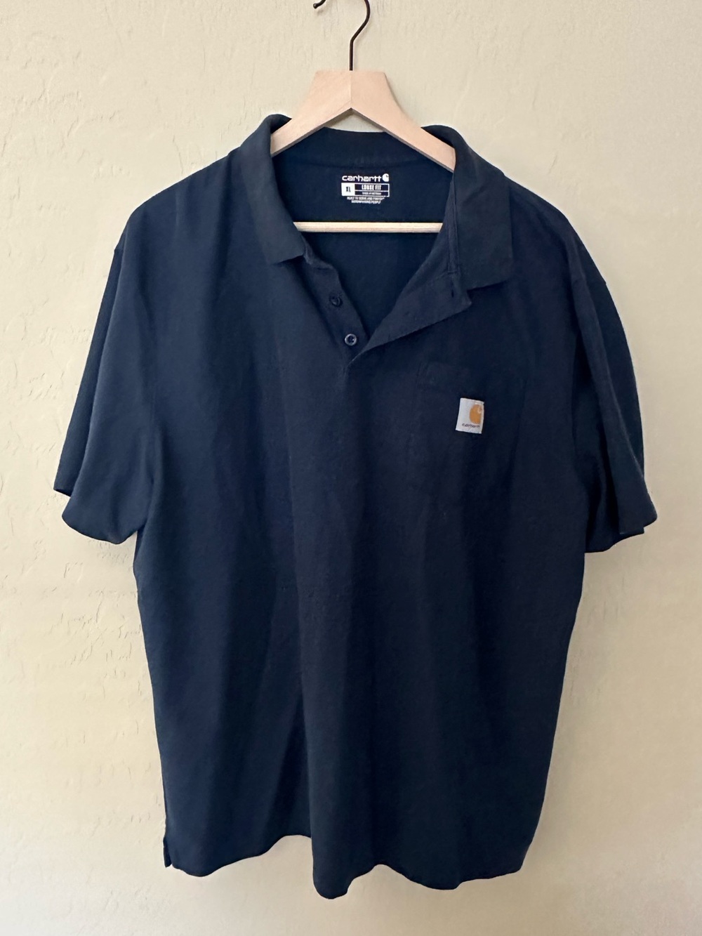 Carhartt Men’s Black Polo Shirt XL